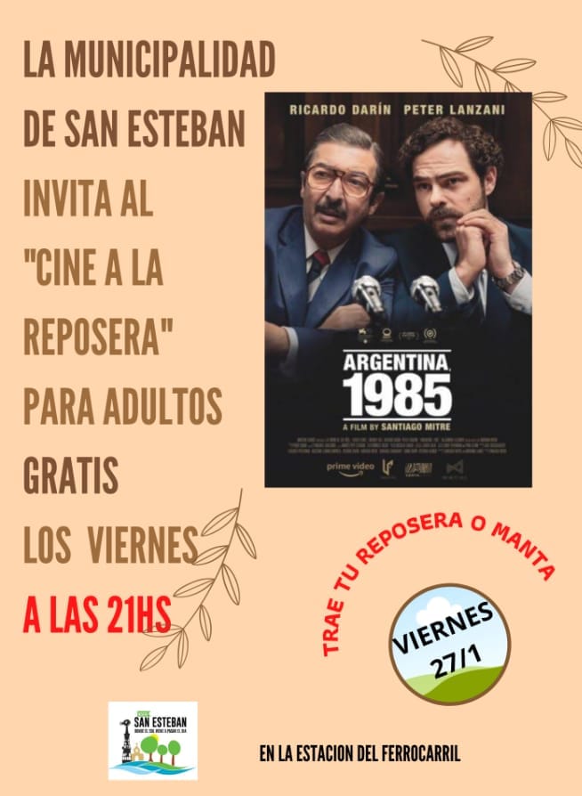 Cine a la reposera GRATIS